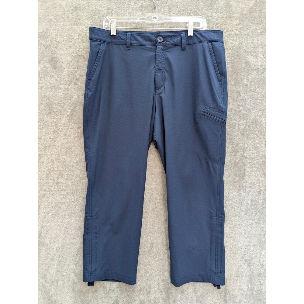 Eddie Bauer Ripstop‎ Cargo Hiking Pants Women 12 Navy Gorpcore